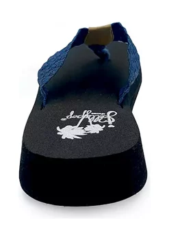 Jellypop Bernie Elastic Woven Flip Flop Sandals -Jellypop Sales Belk 1079