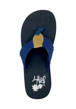 Jellypop Bernie Elastic Woven Flip Flop Sandals -Jellypop Sales Belk 1080