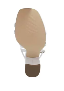 Jellypop Wish Square Toe Strappy Block Heel Sandals -Jellypop Sales Belk 1299