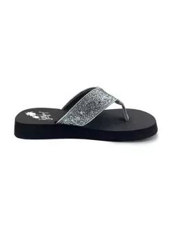 Jellypop Ruthie Glitter Flip Flop Sandals -Jellypop Sales Belk 1325