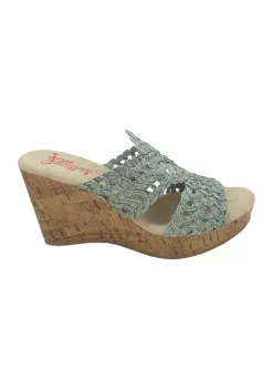 Jellypop Lainey Wedge Sandals -Jellypop Sales Belk 1366