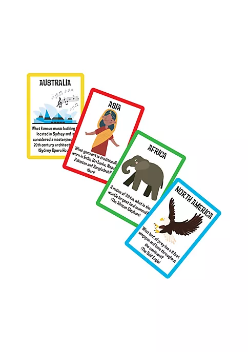 University Games Scholastic The World Card Game 5 University Games Scholastic The World Card Game - Image 4