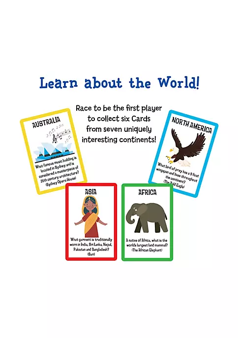 University Games Scholastic The World Card Game 6 University Games Scholastic The World Card Game - Image 5