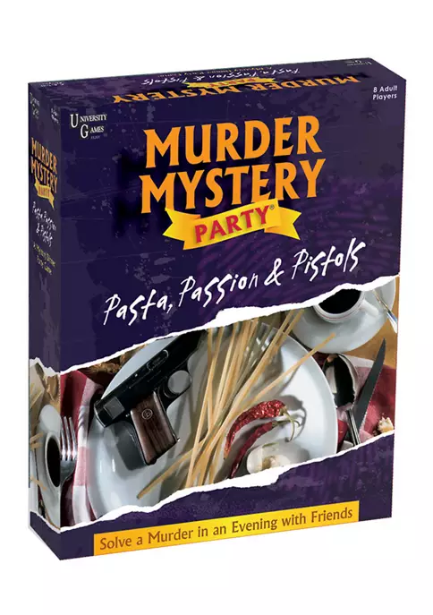 University Games Murder Mystery Party - Pasta, Passion & Pistols 4 University Games Murder Mystery Party - Pasta, Passion & Pistols - Image 2