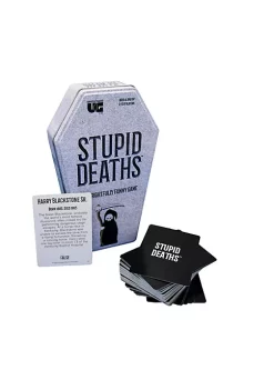 University Games Stupid Deaths Card Game Tin -Jellypop Sales Belk 1579