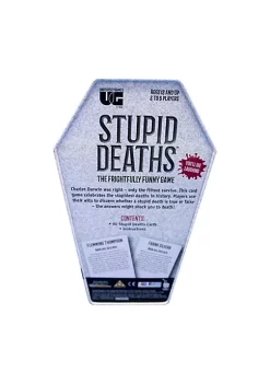 University Games Stupid Deaths Card Game Tin -Jellypop Sales Belk 1580