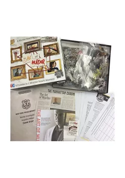 University Games Murder Mystery Party Case Files Puzzles - The Art of Murder: 1000 Pcs 10 University Games Murder Mystery Party Case Files Puzzles - The Art of Murder: 1000 Pcs -Jellypop Sales Belk 1591