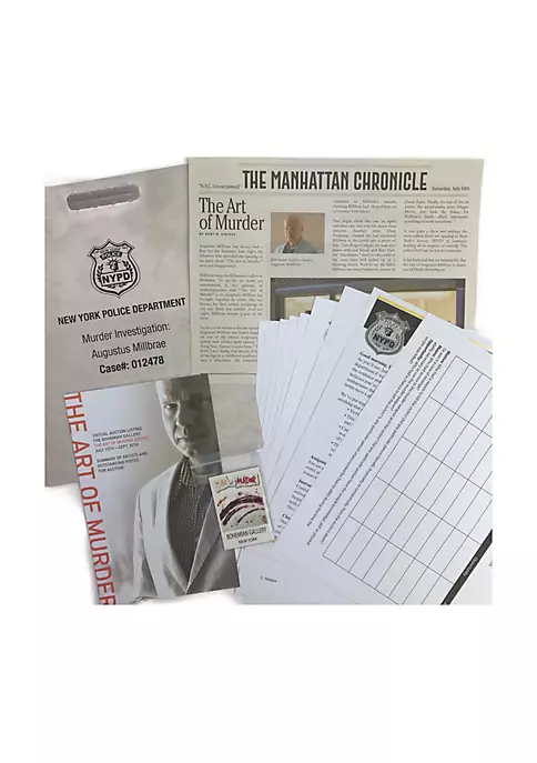 University Games Murder Mystery Party Case Files Puzzles - The Art of Murder: 1000 Pcs 6 University Games Murder Mystery Party Case Files Puzzles - The Art of Murder: 1000 Pcs - Image 4