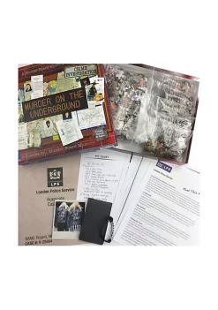 University Games Murder Mystery Party Case Files Puzzles - Murder on the Underground: 1000 Pcs -Jellypop Sales Belk 1604