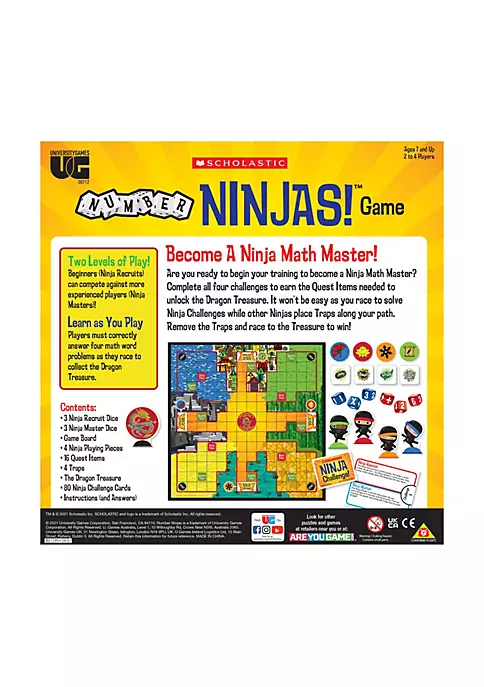 University Games Scholastic - Number Ninjas! Game 4 University Games Scholastic - Number Ninjas! Game - Image 2
