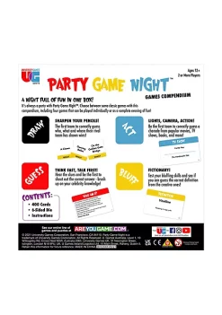 University Games Party Game Night Games Compendium -Jellypop Sales Belk 1672