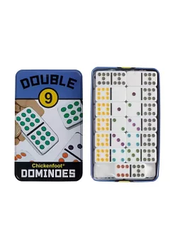 University Games Double 9 Chickenfoot Dominoes -Jellypop Sales Belk 1679
