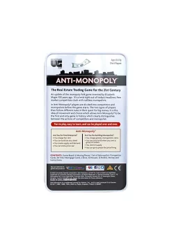 University Games Anti-Monopoly Game Travel Tin -Jellypop Sales Belk 1684