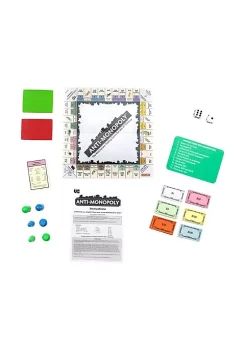 University Games Anti-Monopoly Game Travel Tin -Jellypop Sales Belk 1685