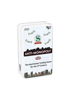 University Games Anti-Monopoly Game Travel Tin -Jellypop Sales Belk 1687