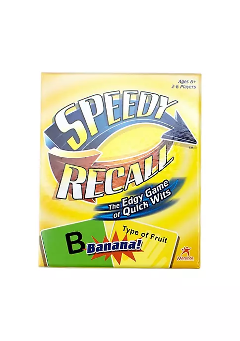 University Games Speedy Recall 3 University Games Speedy Recall