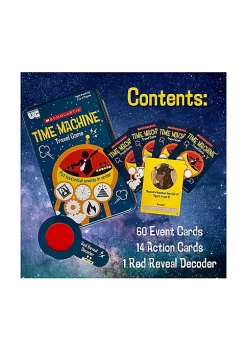University Games Scholastic Time Machine Travel Game Tin 10 University Games Scholastic Time Machine Travel Game Tin -Jellypop Sales Belk 1714