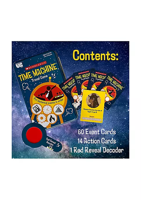 University Games Scholastic Time Machine Travel Game Tin 5 University Games Scholastic Time Machine Travel Game Tin - Image 3