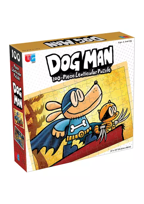 University Games Dog Man Adventures Lenticular Jigsaw Puzzle: 100 Pcs 5 University Games Dog Man Adventures Lenticular Jigsaw Puzzle: 100 Pcs - Image 3