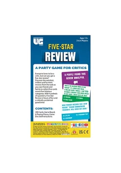 University Games Five-Star Review - A Party Game for Critics -Jellypop Sales Belk 1734