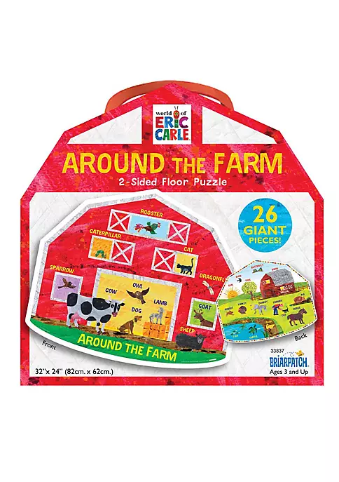 University Games The World of Eric Carle Around the Farm 2-Sided Floor Puzzle 3 University Games The World of Eric Carle Around the Farm 2-Sided Floor Puzzle