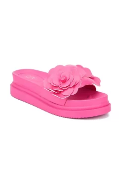 New York & Company Camilia Flower Women's Slides -Jellypop Sales Belk 703