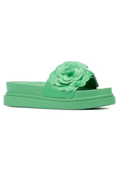 New York & Company Camilia Flower Women's Slides -Jellypop Sales Belk 704