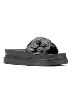 New York & Company Camilia Flower Women's Slides -Jellypop Sales Belk 707
