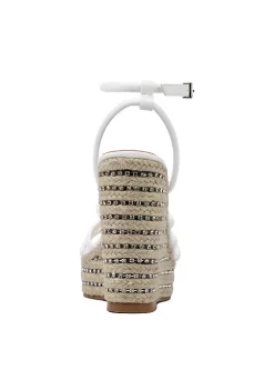 New York & Company Electra Women's Rhinestone Embedded Wedge -Jellypop Sales Belk 710