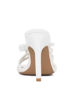 New York & Company Dalia Women's Braided Strap Heeled Sandal -Jellypop Sales Belk 774