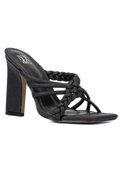 New York & Company Dalia Women's Braided Strap Heeled Sandal -Jellypop Sales Belk 775