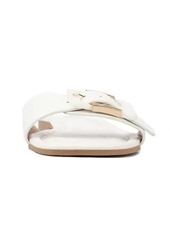 New York & Company Norelle Women's Buckle Slides -Jellypop Sales Belk 846
