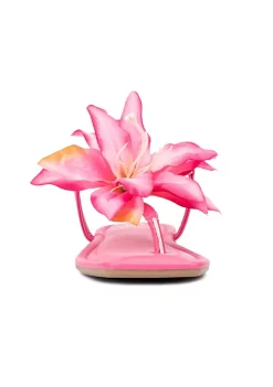 New York & Company Big Flower Women's T-Strap Sandal -Jellypop Sales Belk 853