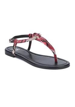 New York & Company Katie Women's T-Strap Sandal -Jellypop Sales Belk 861