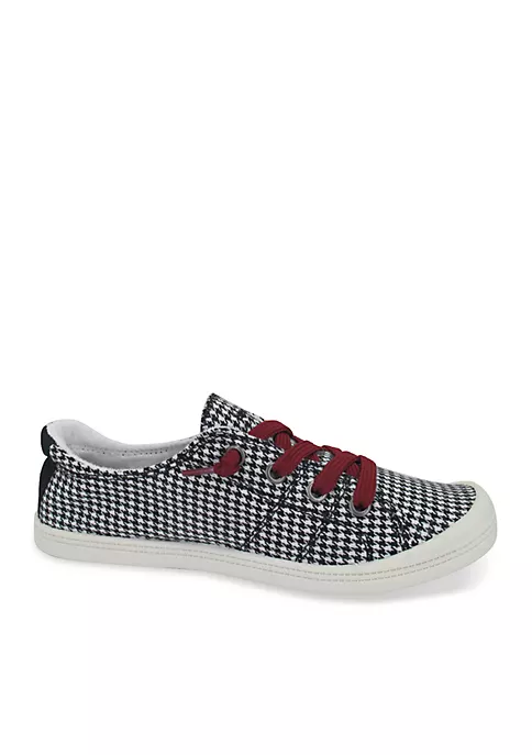 Jellypop Dallas Lace up Sneakers with Houndstooth 2 Jellypop Dallas Lace up Sneakers with Houndstooth