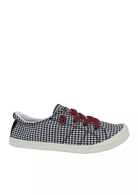 Jellypop Dallas Lace up Sneakers with Houndstooth 3 Jellypop Dallas Lace up Sneakers with Houndstooth - Image 2