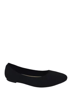 Jellypop Champs Pointed Knit Flats -Jellypop Sales Belk 924