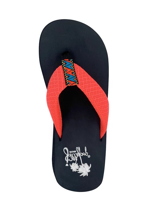 Jellypop Disco Flip Flop Sandals 6 Jellypop Disco Flip Flop Sandals - Image 4